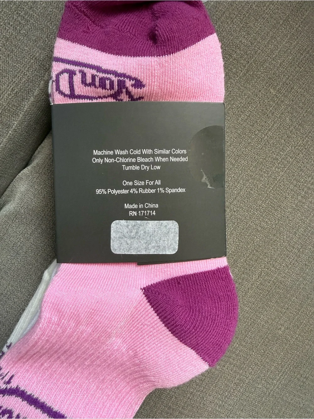 Von Dutch women’s White, tan, pink Crew Socks